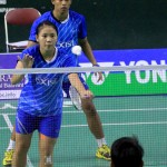 Gea K/  Brigita menang melawan Galang D / Cynthia S