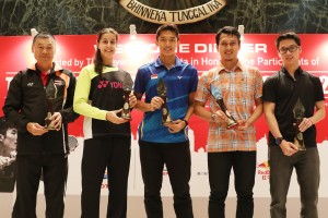 Welcome Dinner2015_Thailand, Marin, Jonatan, Ahsan, Kevin