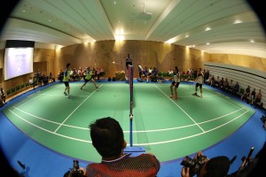 20160526PBSI_Eksibisi atlet Australia dan Indonesia2